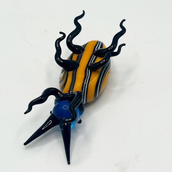 Vintage Hand Crafted Blown Mixed Glass Miniature Art Beetle Insect Sculpture NEW - Picture 6 of 6